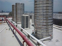 Solar stainless steel water tank